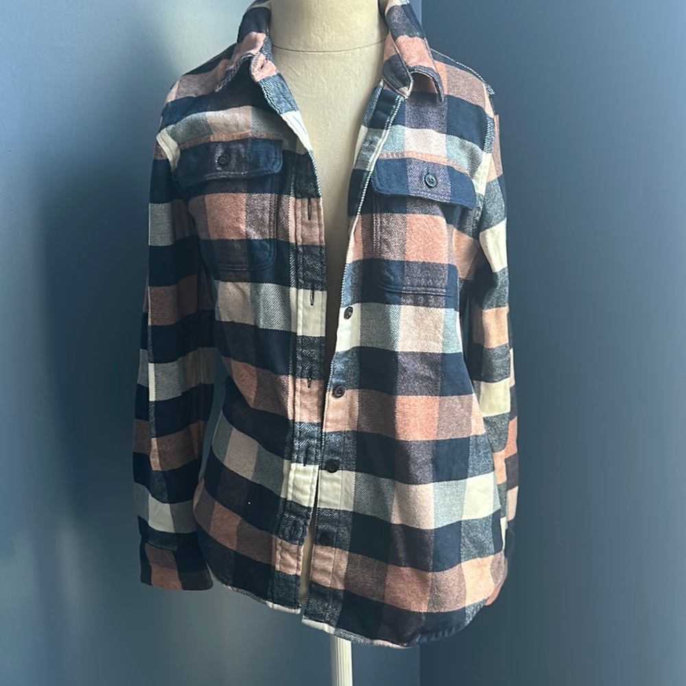 PATAGONIA LONG SLEEVE FJORD FLANNEL SHIRT - WOMENS - XS